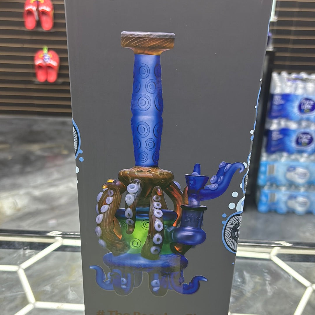 Cheech tentacle bong blue/green/beige