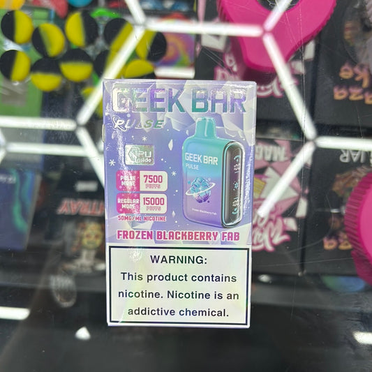 Geek bar pulse frozen blackberry fab