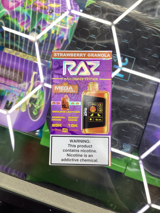 Raz dc25000 25k puffs strawberry granola