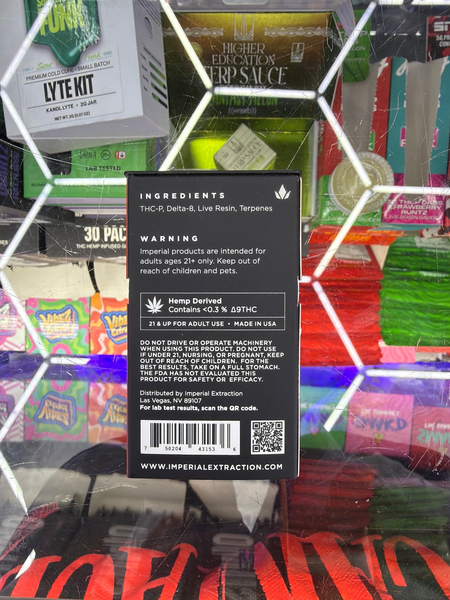 Imperial thc-p enhanced live resin 1g cartridge sativa orange creamsicle