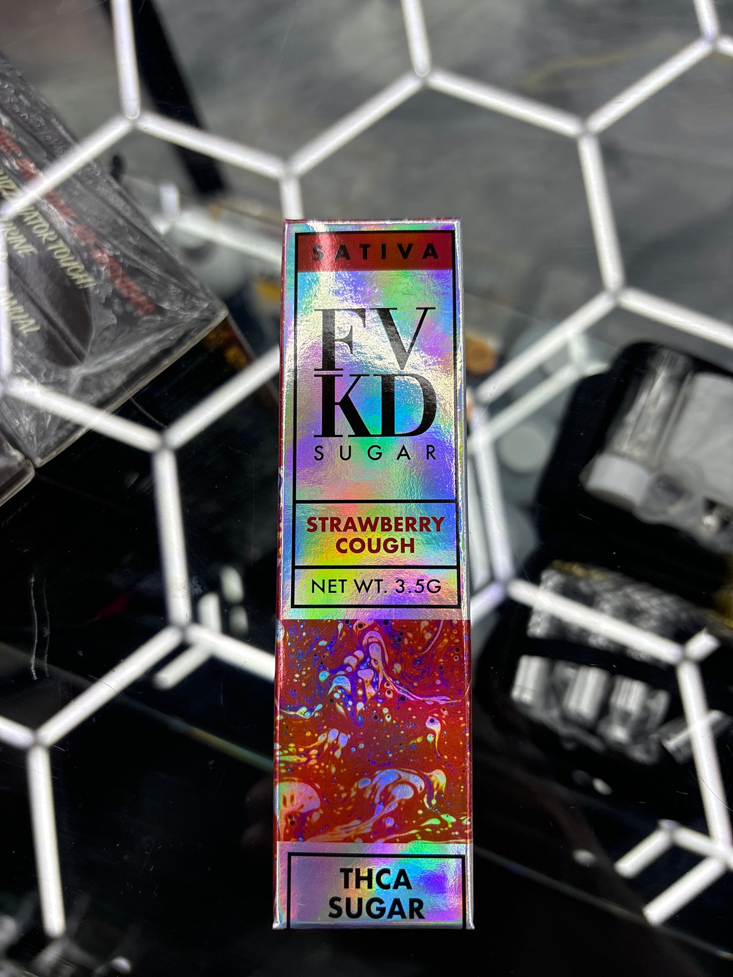 Fvkd exotics strawberry cough, 3.5Gtiva THCA sugar