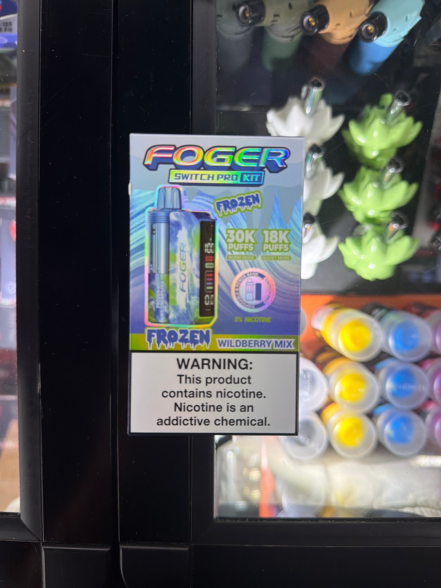 Fogger switch pod kit 30k Frozen Wildberry mix