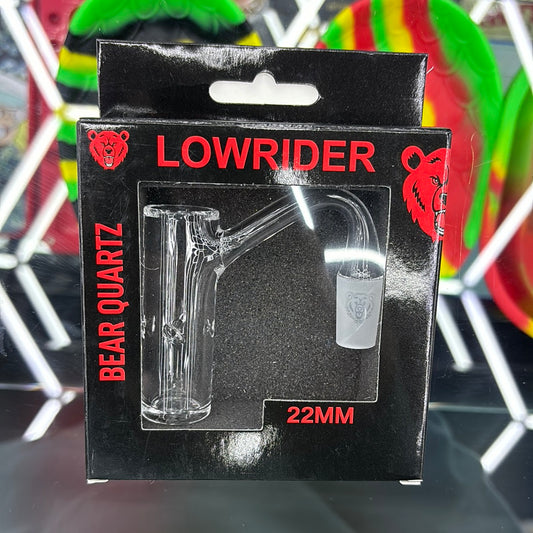 Bear quartz lowrider 22m clear banger