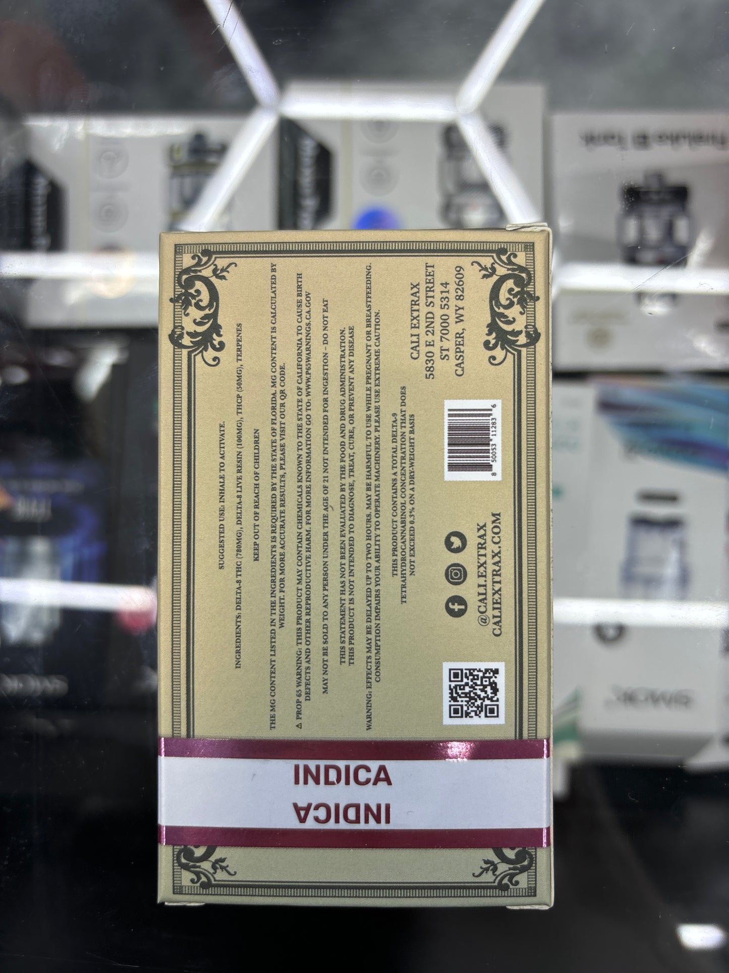 Cali loose change white, cherry gelato, 1G disposable indica