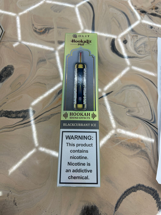 Olit hookah lit pro 60000k puffs black current ice
