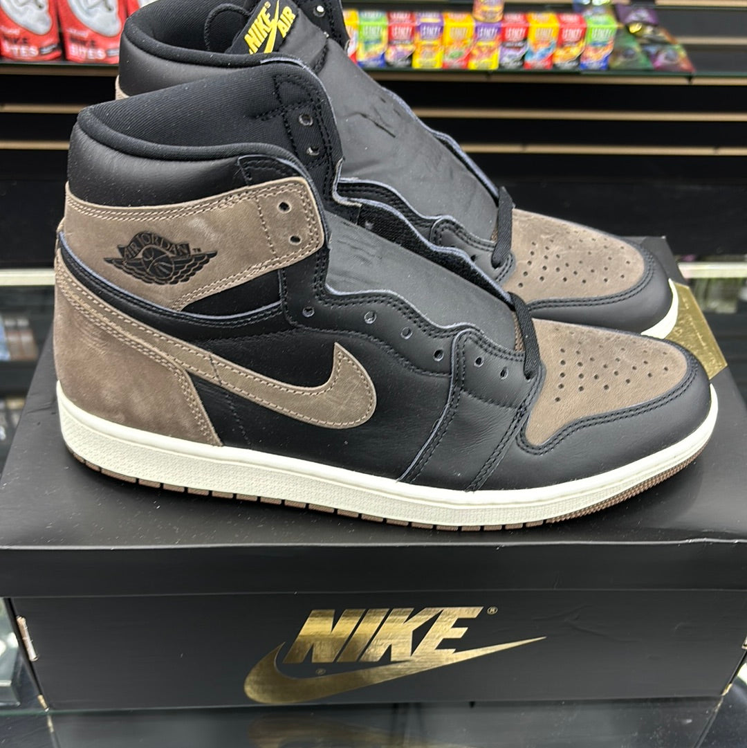 Air Jordan, one retro high OG black/metallic gold