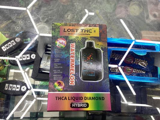 Lost thc iii live resin liquid diamonds watermelon 2g hybrid