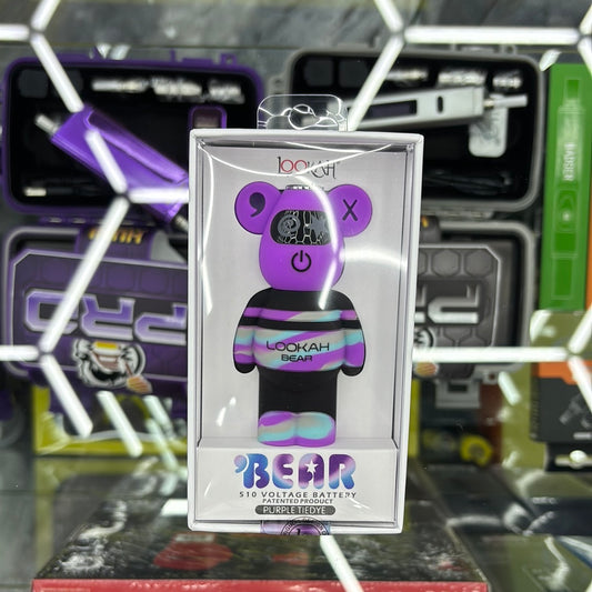 Lookah bear 510 voltage battery purple rainbow