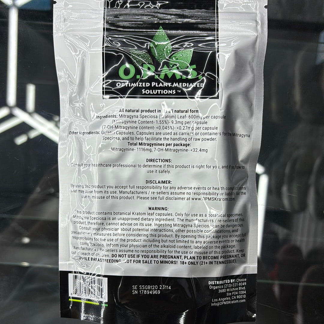 Opms boreno kratom 120 capsules