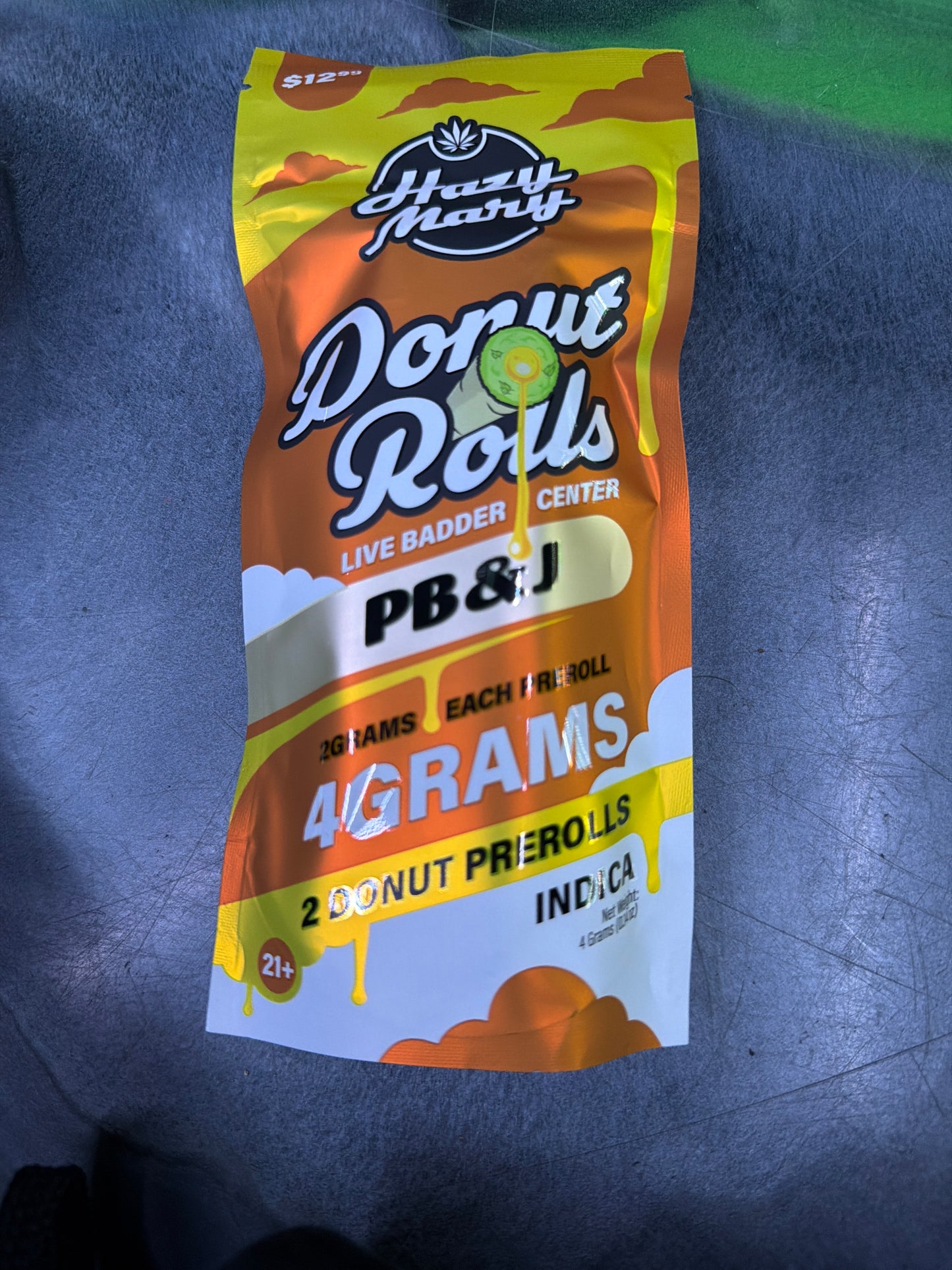 HAZY MARY THCP 2G DONUT PRE-ROLL PB&J