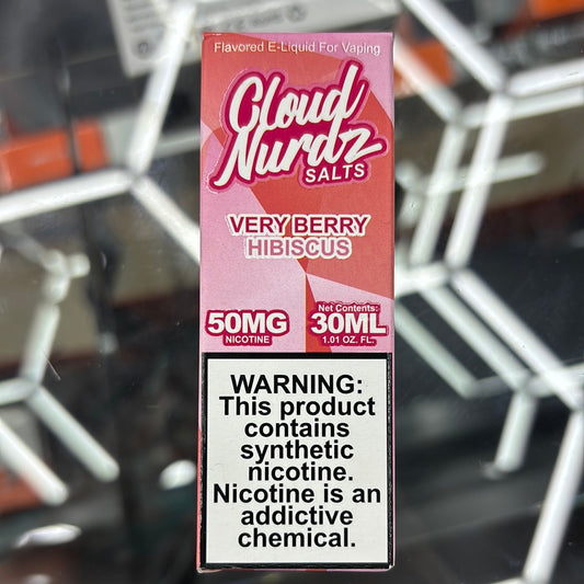 Cloudnurdz salts very berry hibiscus 50mg