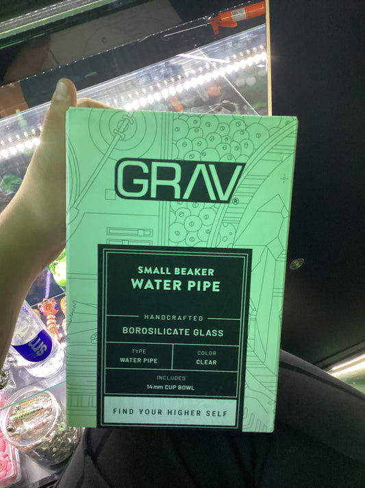Grav small beaker water pipe