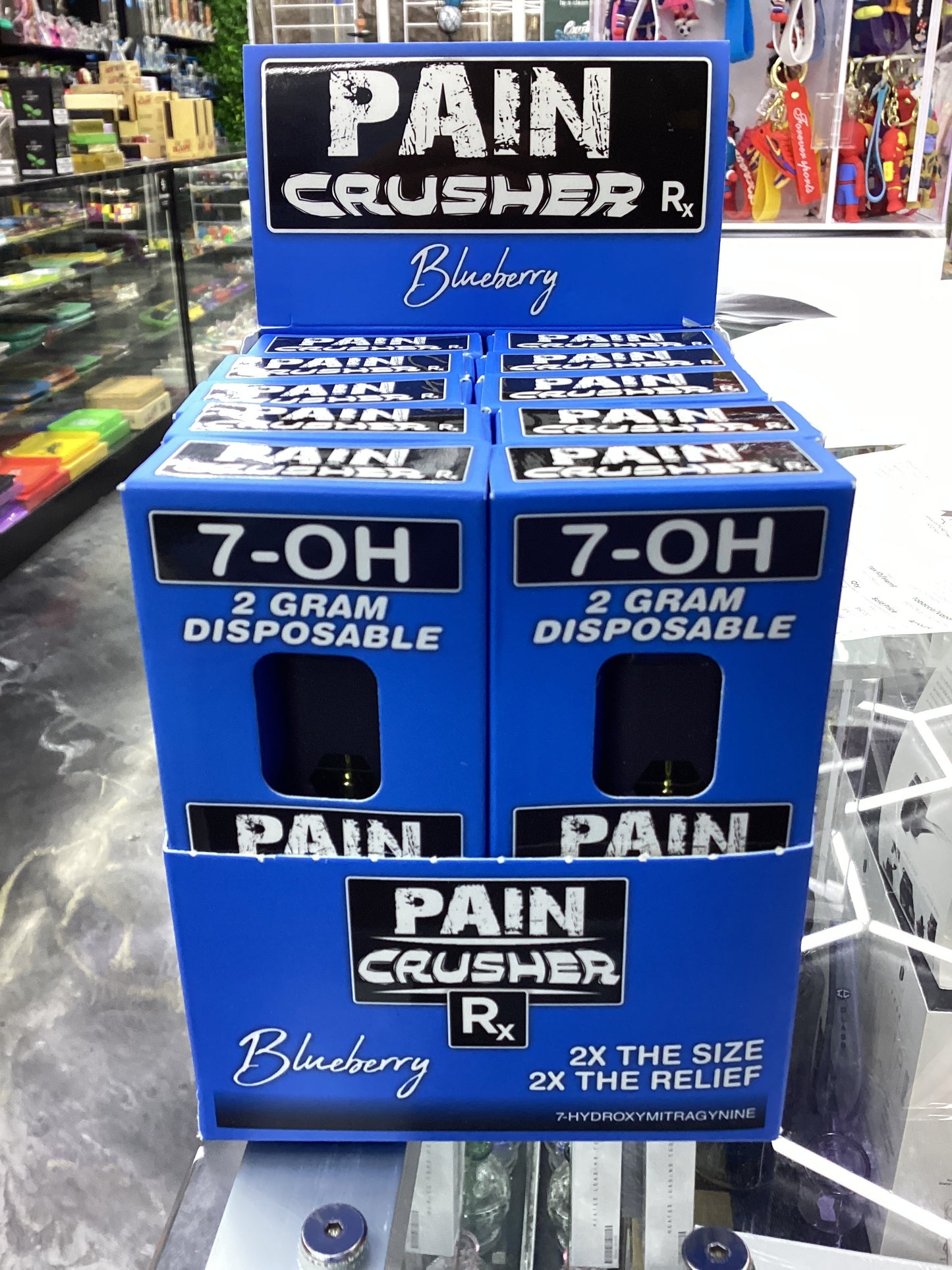 7-OH PAIN CRUSHER 2g disposable blueberry