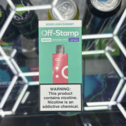Off stamp pod sour lush gummy
