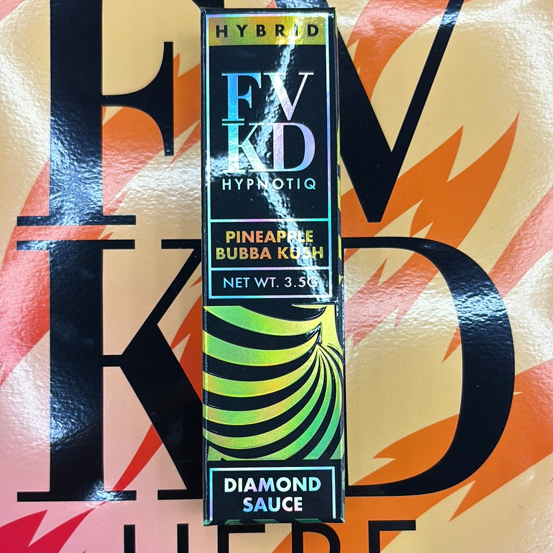 Fvkd exotics pineapple, Bubba Kush, 3.5G hybrid Diamond sauce