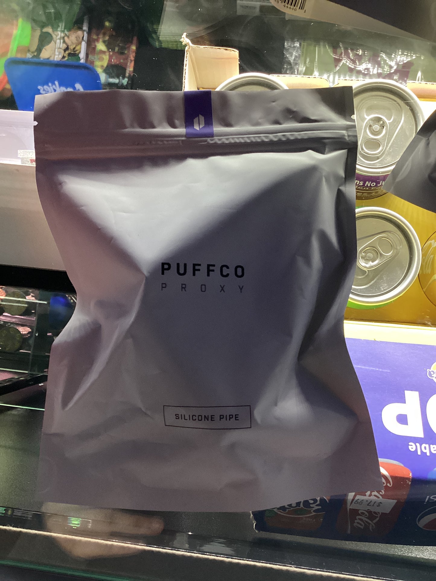 Puffco proxy silicone travel pipe purple