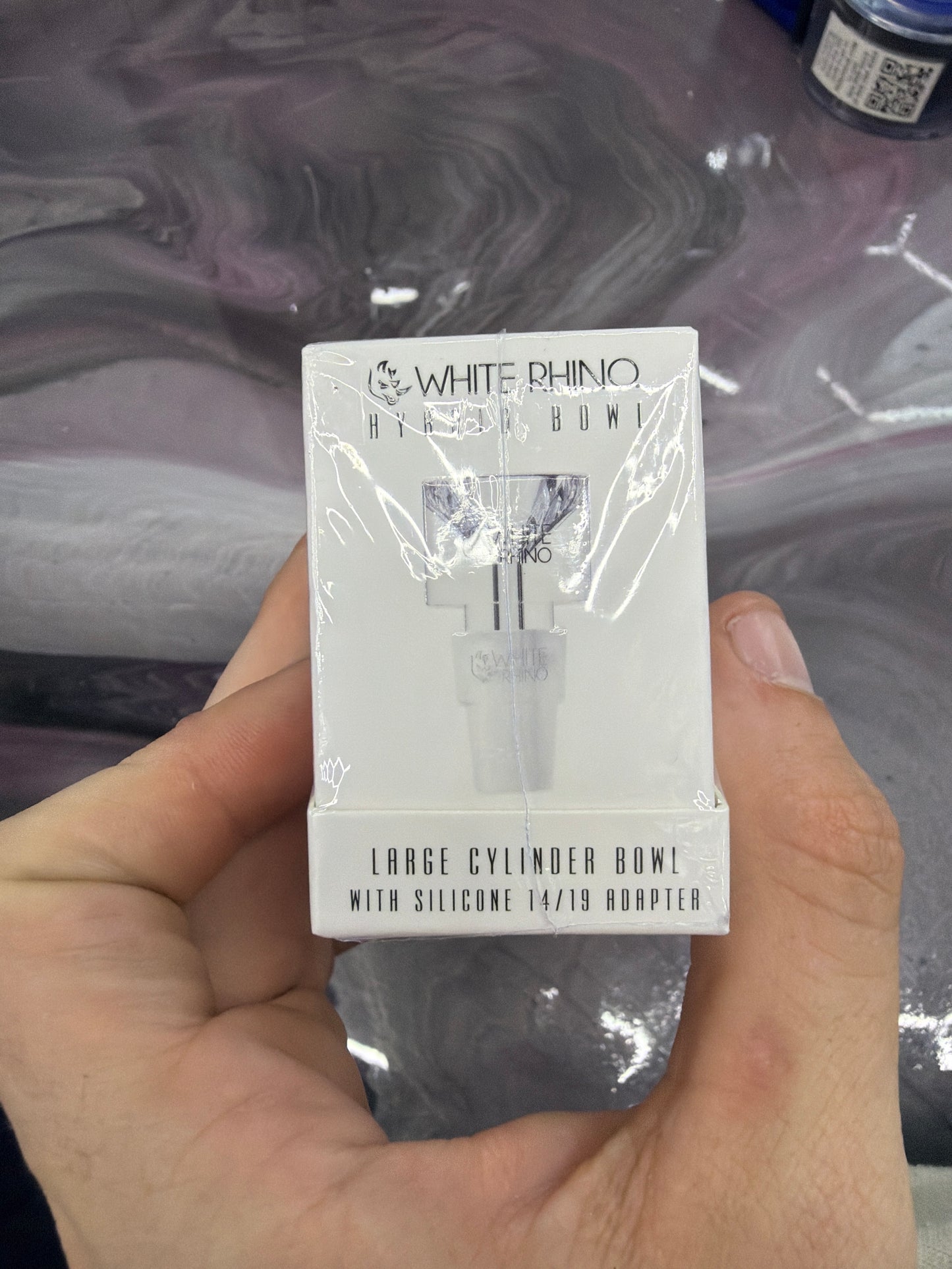White Rhino 14/19 male hybrid Large cylinder bowl