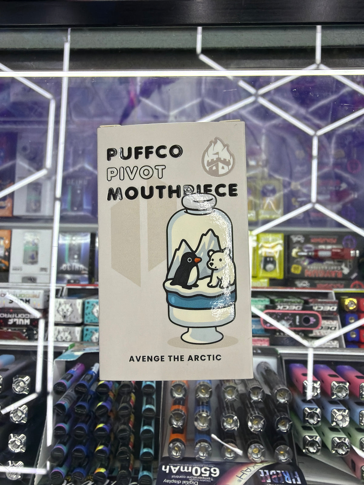 Empire Glassworks Puffco Pivot Glass Mouthpiece - Avenge the Artic