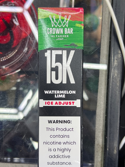 Al fakher crown bar watermelon lime sound edition 12kpuffs