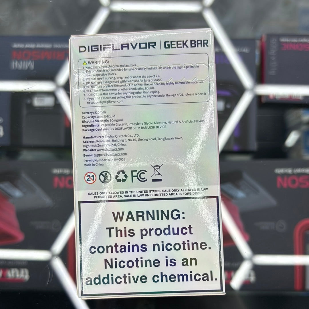 Geekbar 20,000 puffs strawberry ice