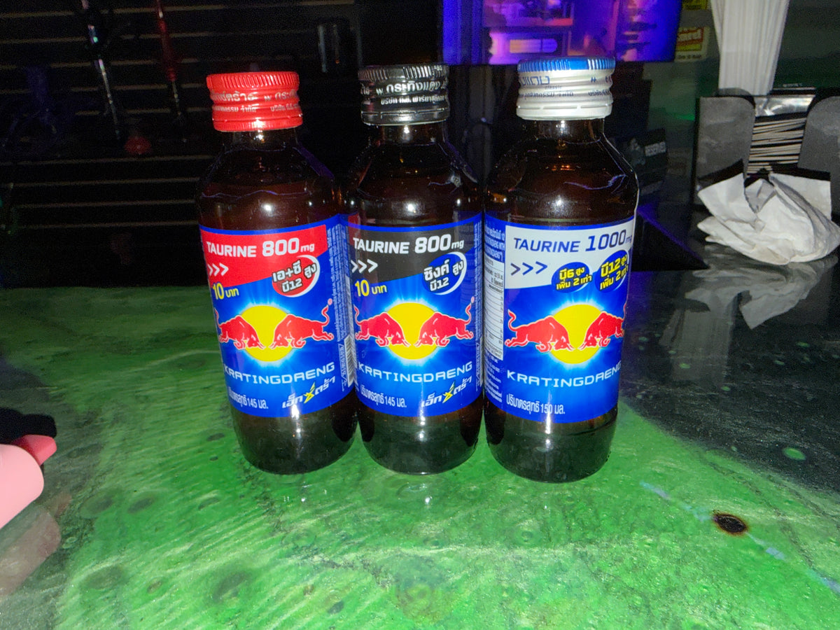 Redbull Glass Exotic drink