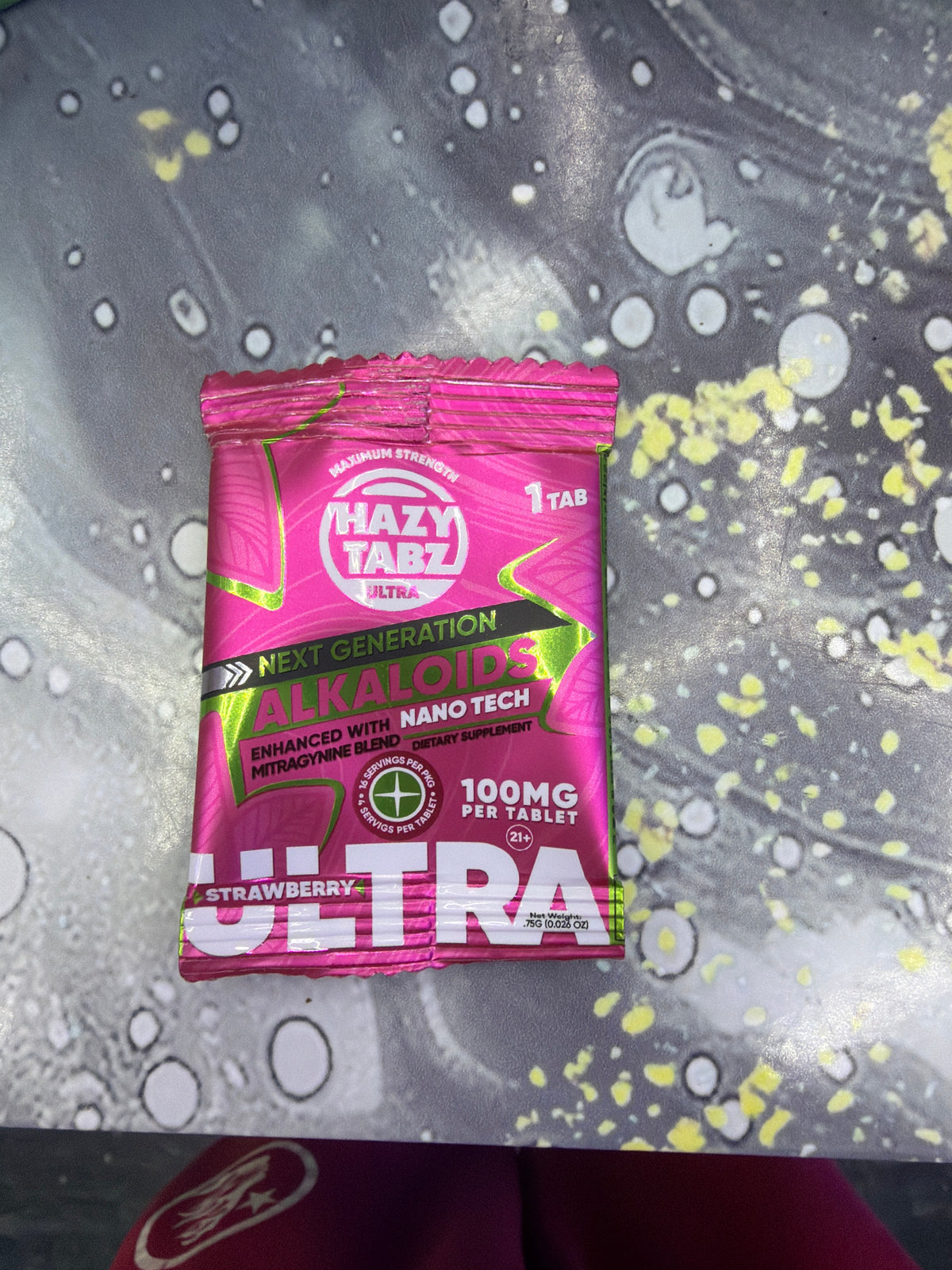 Hazy Tabz Ultra Next Gen Alkaloid Tablet 100MG Strawberry