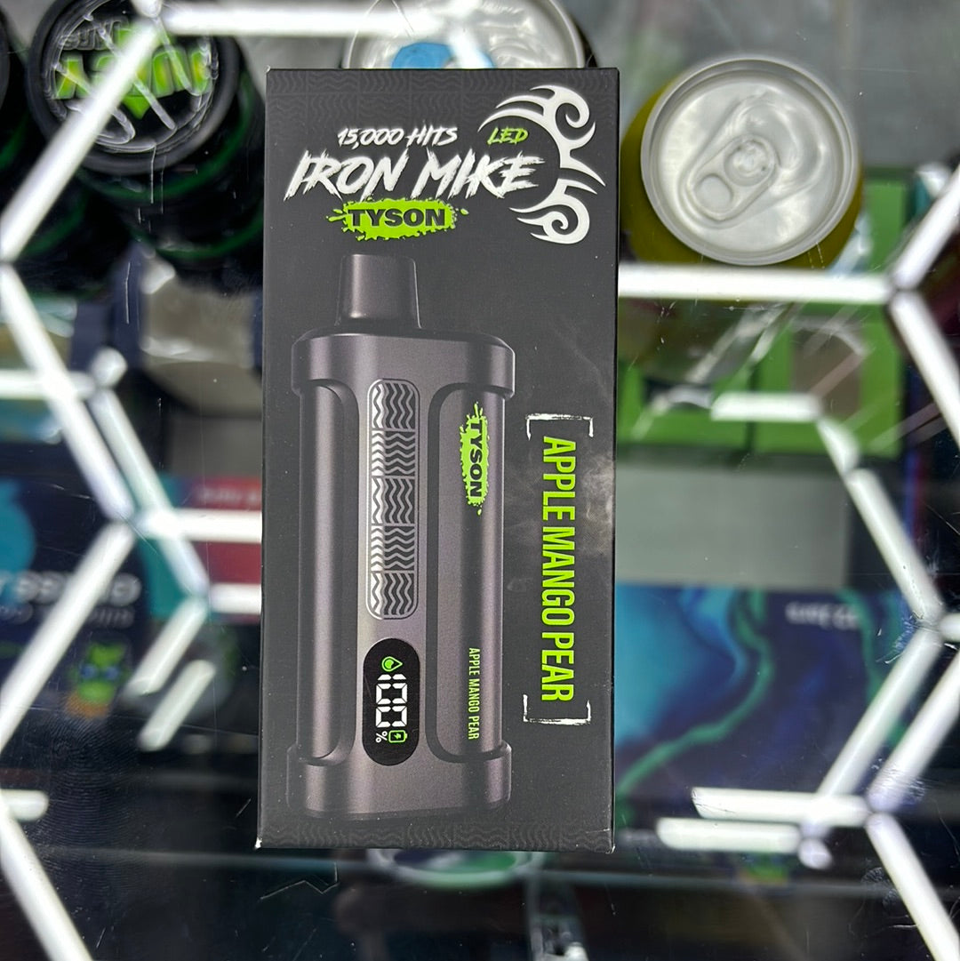 Tyson 15,000 hits iron mike apple mango pear