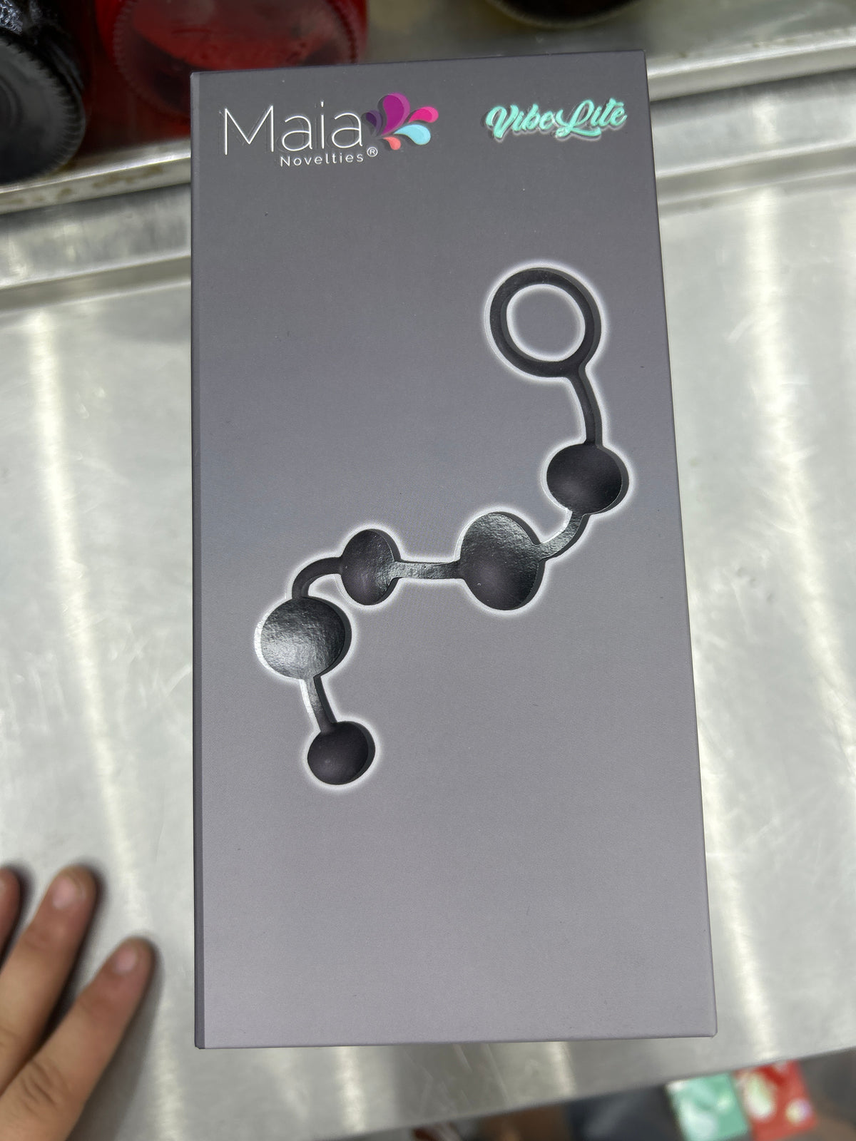 Maia adult novelty anal plug Grayson anal beads black