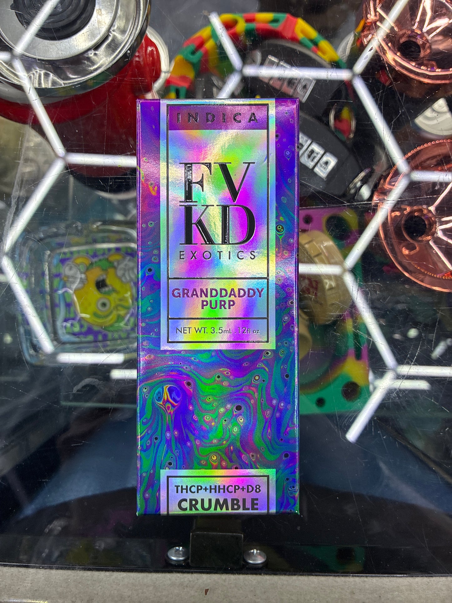 FVKD Exotics thcp+hhcp+d8 granddaddy purp indica