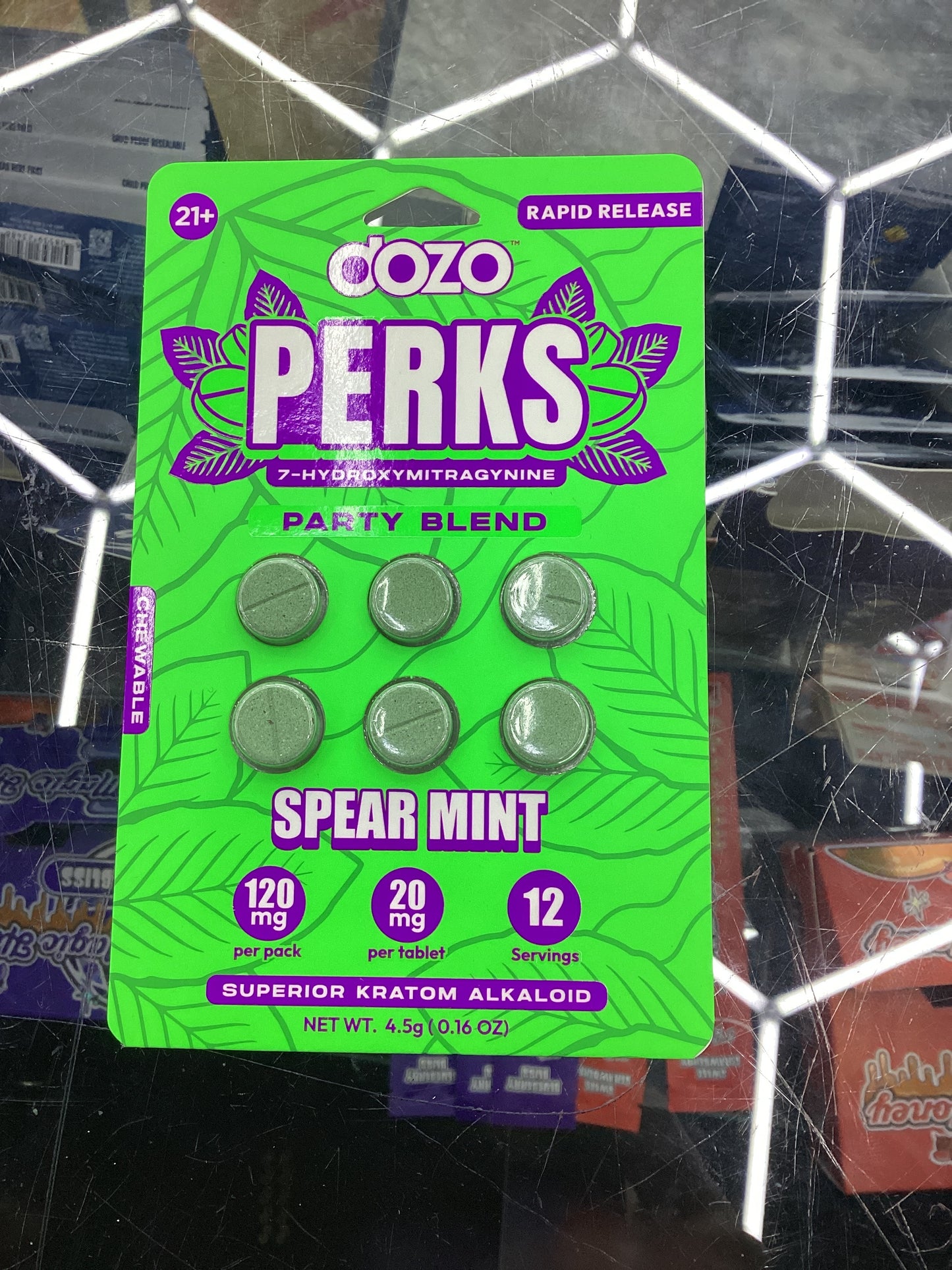 Perks 7hydro party blend spearmint 20mg