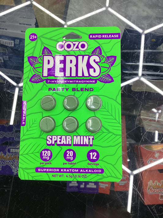 Perks 7hydro party blend spearmint 20mg