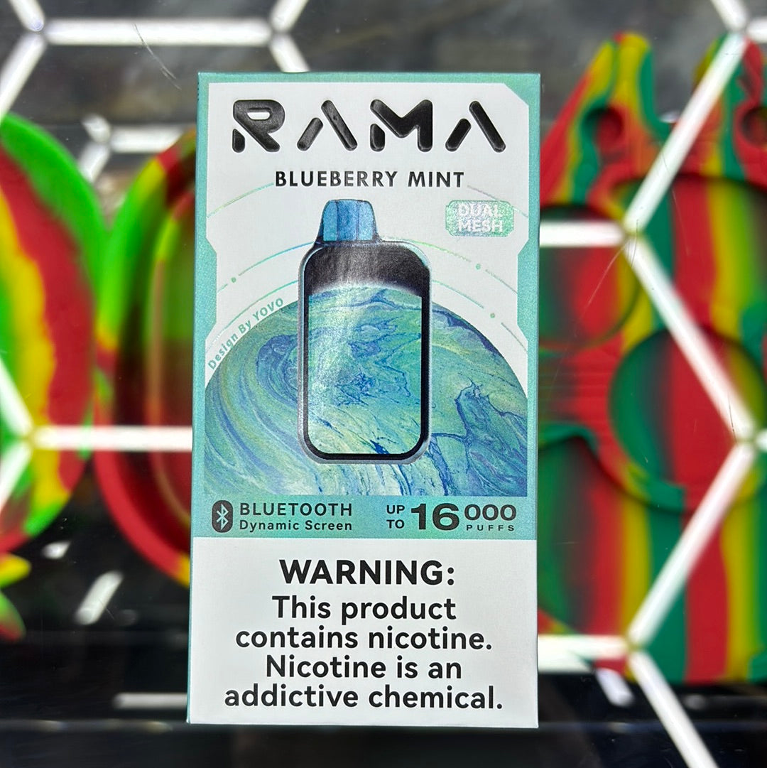 Rama blueberry mint 16,000 puffs