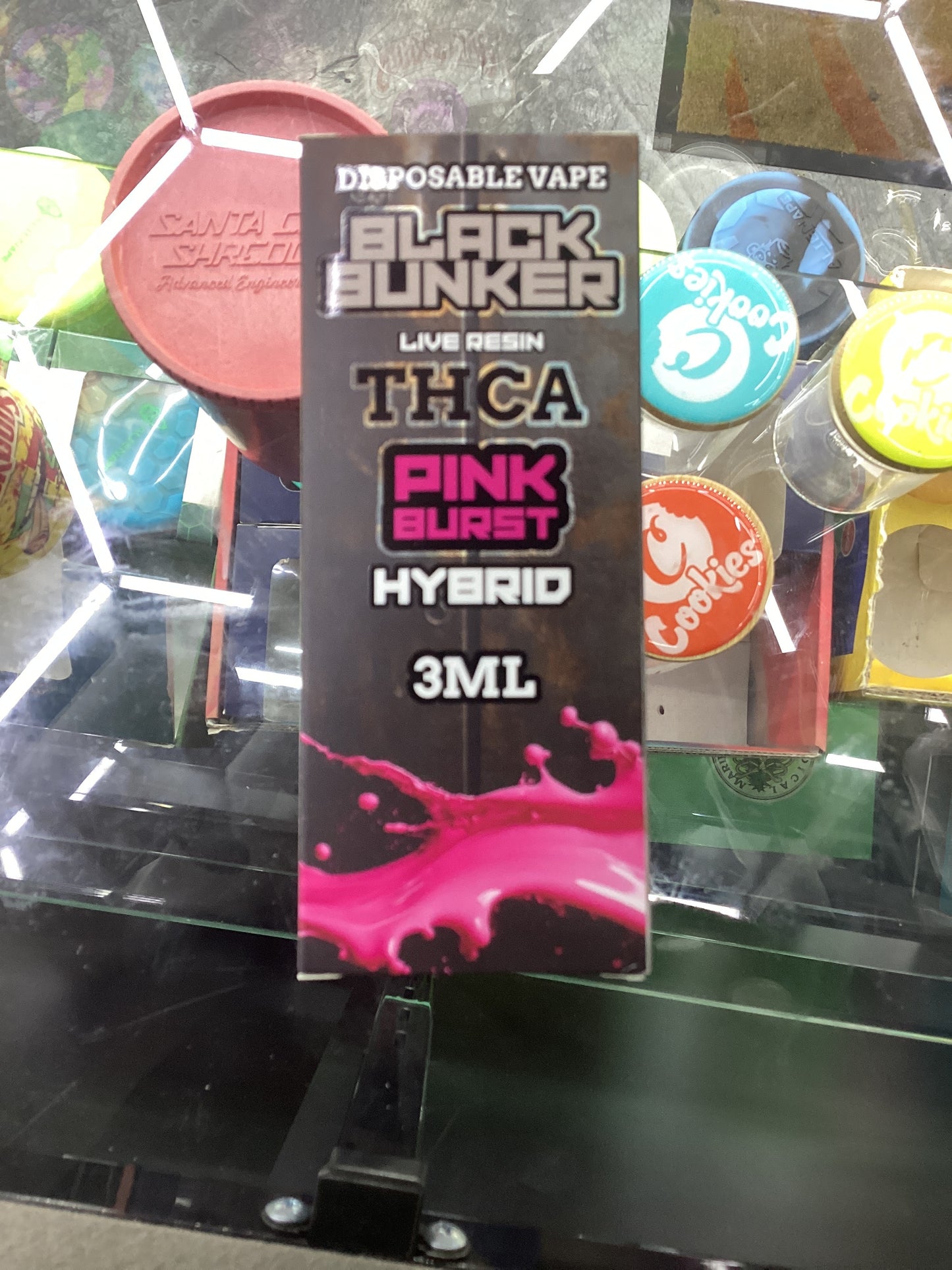 Black bunker live resin pink hybrid burst 3ml