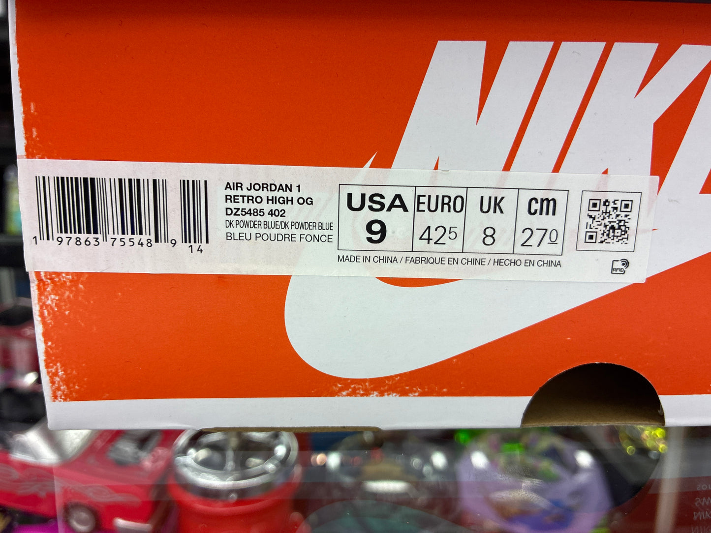 Air Jordan 1 retro high unc reimagined size 9