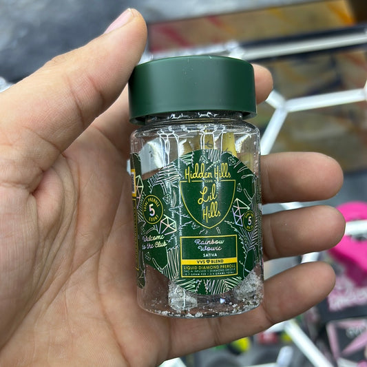 Hidden Hills club lit hills rainbow Wowie, sativa, VVS blend liquid diamond pre-rolls