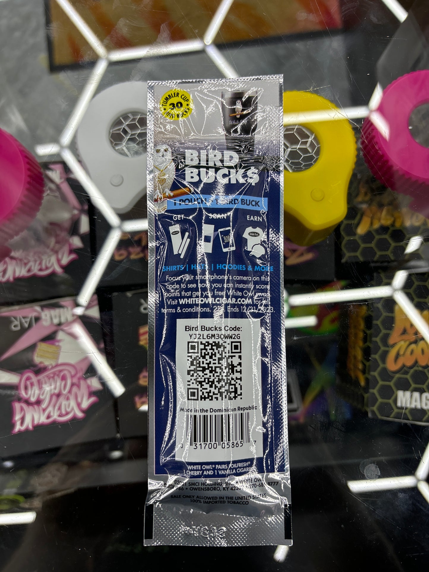 White owl pairs cherry, vanilla, cigarillos