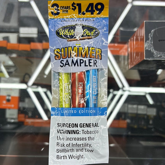 White owl, Summer sampler, limited edition