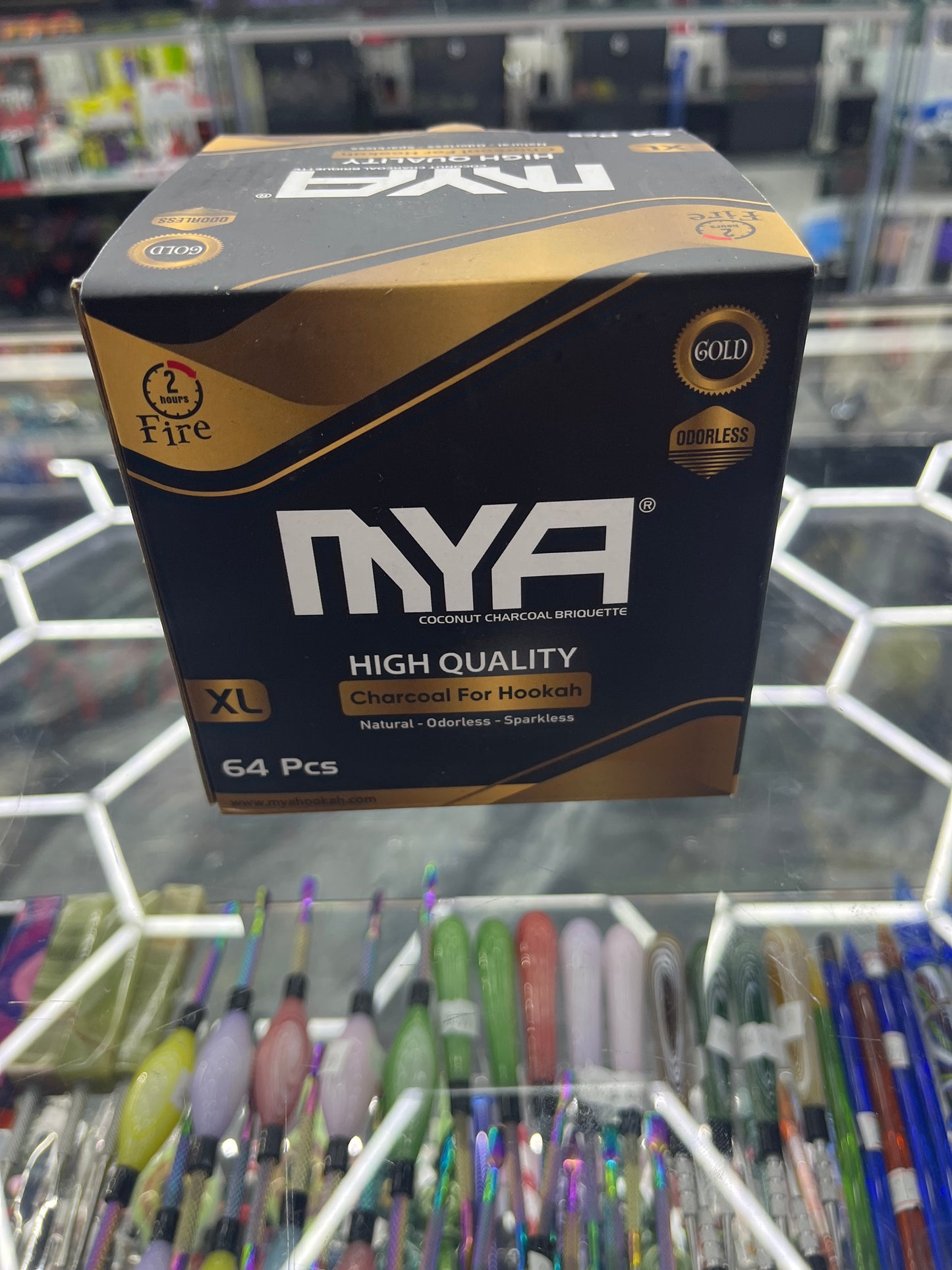 Mya high quality charcoal 64pcs