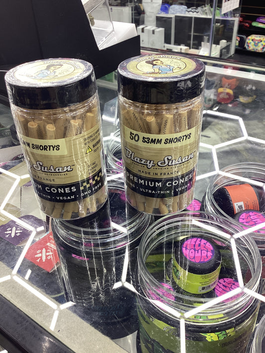 Blazy susan 50cones brown cones, shorty cones