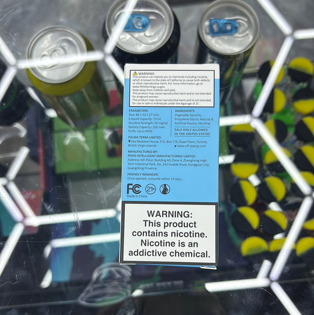 Off stamp pod watermelon ice