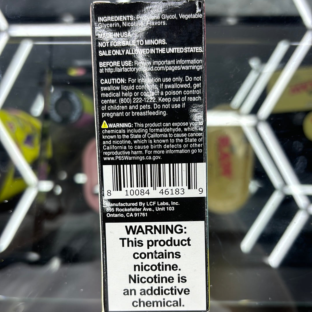 Air factory strawberry banana, iced 6MG 100ML