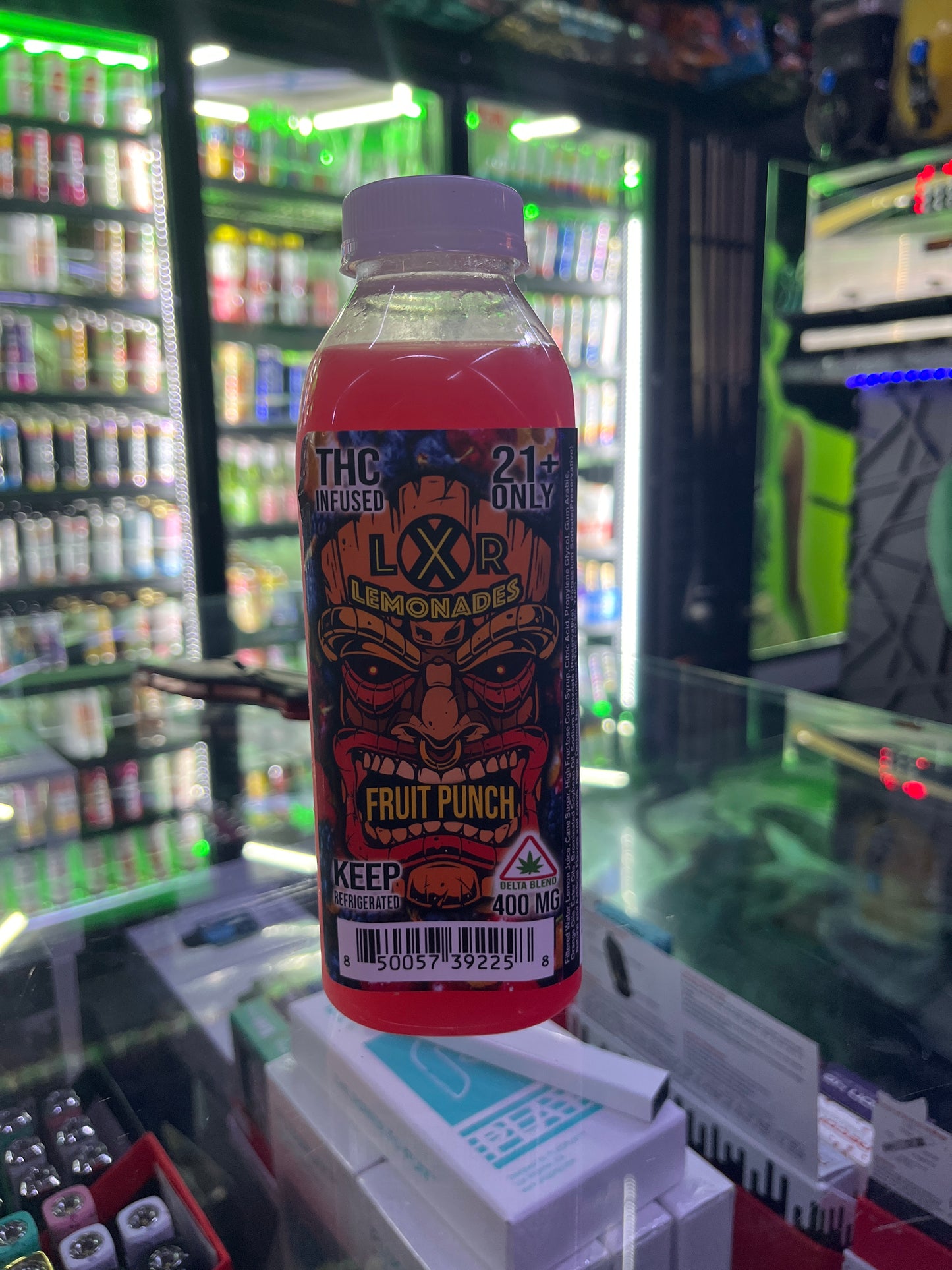 LXR thca infused fruit punch lemonade