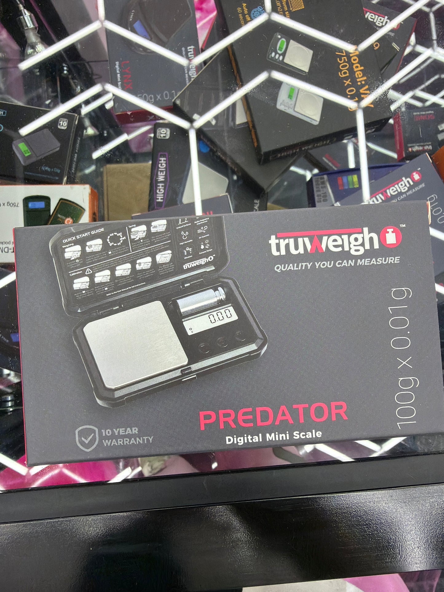 TrueWeigh - Smoking ACC - Scale - Predator - 100 X 0.01 Black