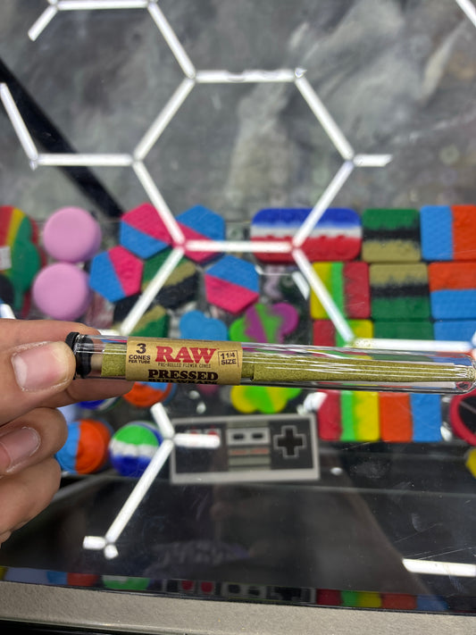 Raw  bud pressed wrap cones