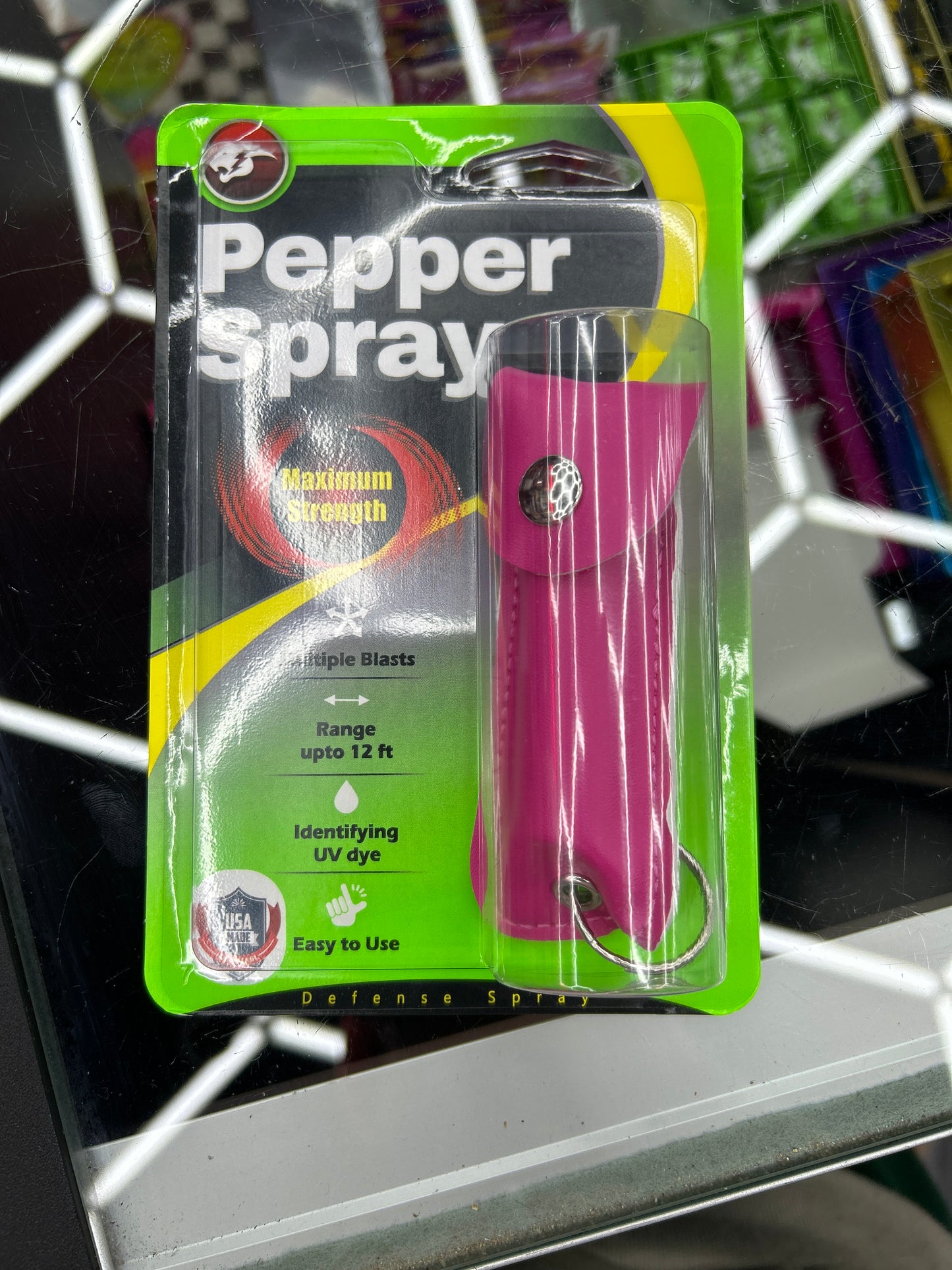 Cheetah Pepper spray defense spray pink