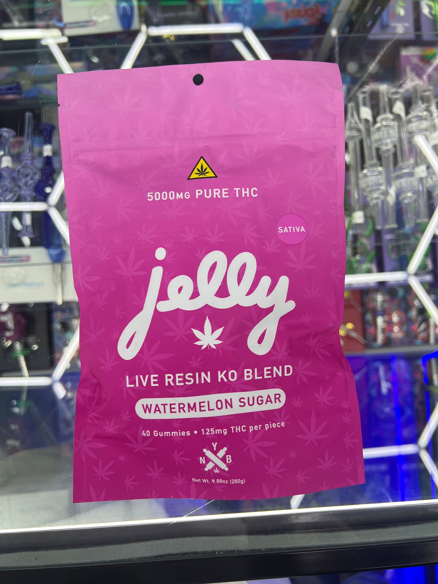 NYB Jelly live resin ko blend 5000mg sativa watermelon sugar