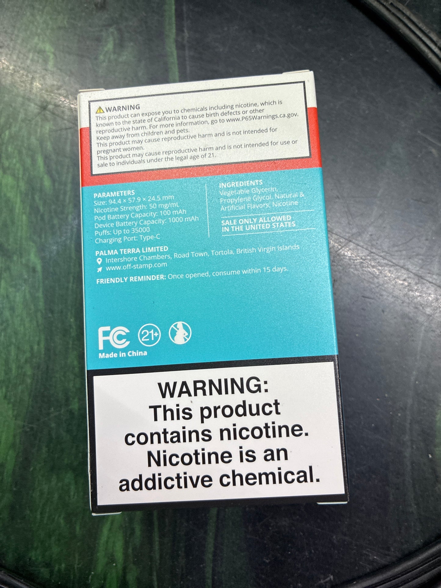 Off stamp tropical punch kit 35k