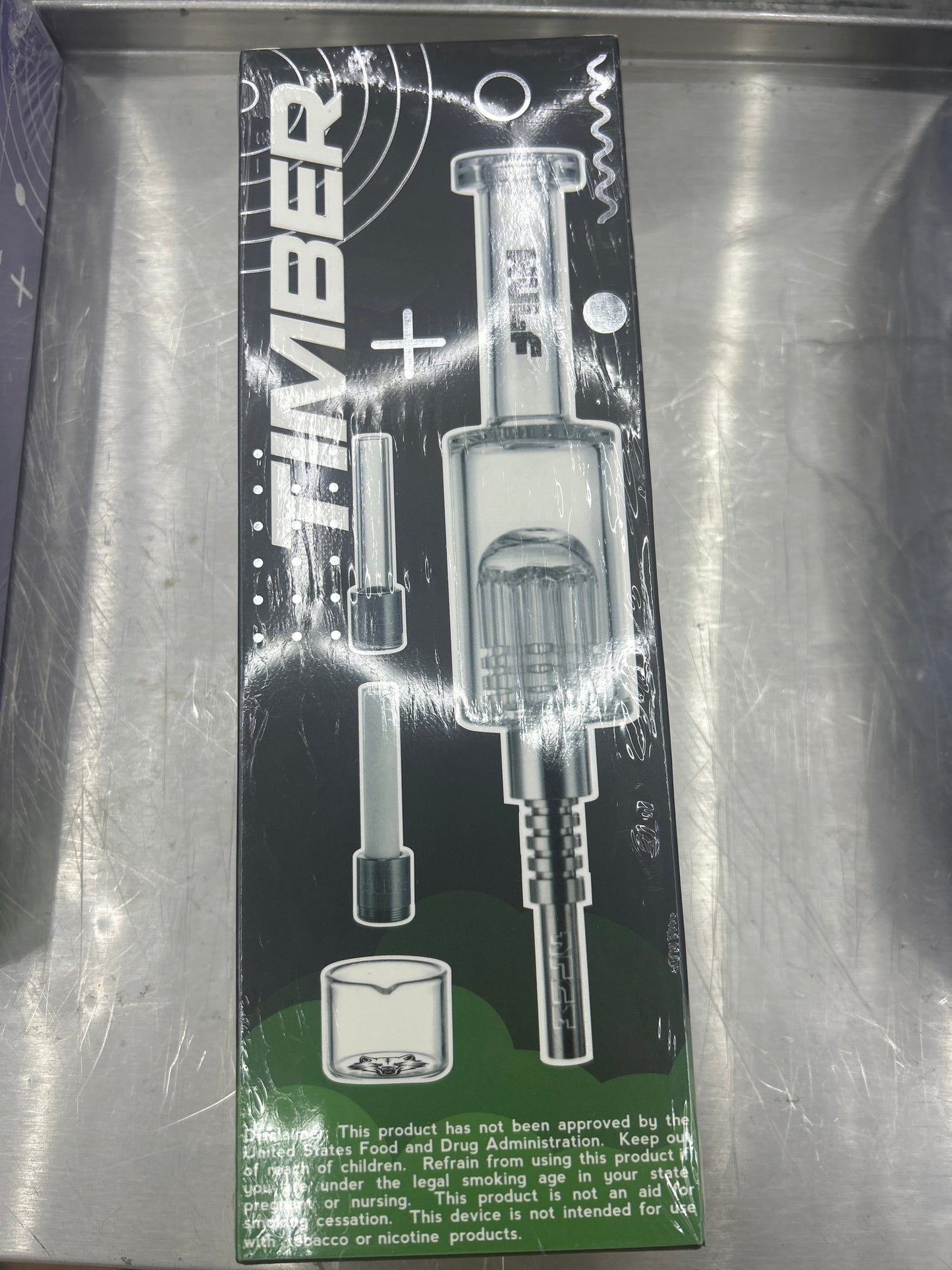 Wulf timber water filtered nectar collector black