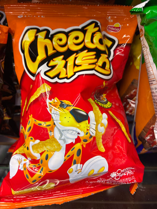 Spicy steak Korean Cheetos
