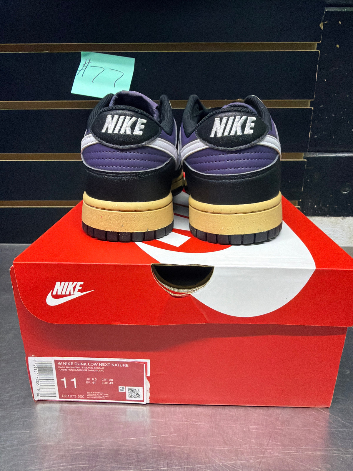 Nike Dunk Low Pro Next Nature Dark Raisin Size 11